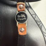 Coach Piccadilly Jelly A6307 Black Buckle T-Strap Thong Sandals S-258 Sz 8 Photo 4