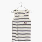 Madewell  Striped Hiatus Tank Top Photo 4