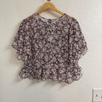 MISA Los Angeles  Crop Flutter Top Size Medium Photo 1