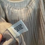 Walter Baker  Kristi Top Sparkly Metallic Pleated Tie Shoulder size Medium Crop Photo 6