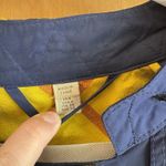Burberry Brit Women's Size 4 US Blue Yellow Rain Hoodie Jacket Photo 7