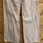 Bongo Y2K Medium Embroidered Linen Blend Low Rise Wide Leg Lightweight Pants Photo 7