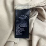 Perceptions  24W Orange Gold Jacquard Lace Sleeveless Shift Dress Cocktail Party Photo 6