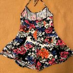 Floral halter romper Size M Photo 1