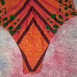 NWOT Vibrant Orange One Piece Swimsuit Size M Photo 5
