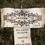 Anthropologie  Oliver Cardigan Brown Ombre Fuzzy Zebra Tribal Photo 2