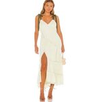 New! Cinq A Sept Claire Midi Dress in Meadow Size 4 $595 Green Photo 3