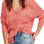 Free People Womens Hot Tropics V Neck Sweater Pullover Long Sleeve XS Photo 0
