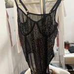 Mesh Festival Bodysuit Black Size M Photo 0