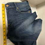 7 For All Mankind Jeans Women Size 27 Blue Denim Josefina Boyfriend Dark Boho Photo 4