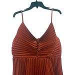 Petal and Pup  NWT $129 Sunset Orange Naira Pleated Maxi Dress US 16 XL Photo 4