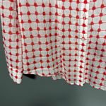 Madewell Women's Red & White Gingham Button Up Shirt - Size Small - Cottagecore Photo 2