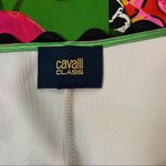 Cavalli Class Green And Pink Snake Jewel Floral Print Mid Sleeve Dress Size 12 Photo 11