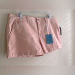 Market & Spruce  Pink Cotton Lycra Blend High Rise Shorts NWT Photo 1