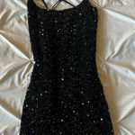 Lucy in the Sky  Black Sparkly Dress Photo 1