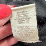 Mystree Elegant Black and Gray Lace Panel Knit Dress Cap Sleeve Large Photo 8