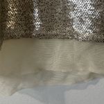 Free People Sequin Skirt Size Large Blush Pink NEW Party Glitz Glam Tulle Photo 2