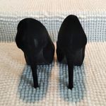Celia Black Suede Platform Heels Size 6 EUC #3111 Photo 4