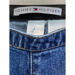 Tommy Hilfiger VTG Womens Size 4 Bareback Side Zip Straight Leg Jeans Fringe Raw Photo 1