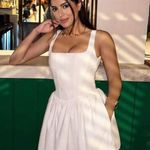 ZARA  dress mini corset inspired ruffled balloon bodycon summer cocktail wedding Photo 0