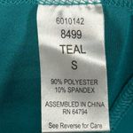 MedCouture A15 Med couture layers teal long sleeve top size small Photo 6