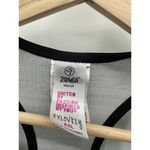 Zumba Womens XXL Sports Bra Black Racerback Workout Training Deep V Low Impact Photo 3