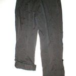 Silence + Noise New Silence Noise Capri Pants Adjustable 0 Dark Gray Womens Urban Outfitters Med Photo 0