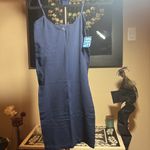 Free People Seamless Mini Layering Navy Bodycon Slip Dress Photo 5