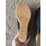 RossOro Classic Black Suede Leather Cork Wedge Mule Sandal Shoes Italy EU 35 Size 5 Photo 11