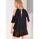 Urban Outfitters NWT  Cold Shoulder Ruffle Top Photo 1
