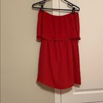 Coveted Clothing Strapless red dress Photo 1