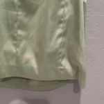 Aritzia  Sunday Best Green Shimmer Satin Mini Dress Sz 4 Photo 6