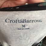 Croft & Barrow Black Paisley Top Fairy Grunge Y2K 2000s Boho 90s Edgy Witchy Gothic Medium Photo 2