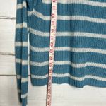 Bibi Blue White Stripe Knit Sweater Size Large Photo 5
