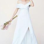 LPA / Revolve Shirred Cross Front Gown in Powder Blue Photo 11