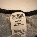 PINK - Victoria's Secret Victoria's Secret Pink Sleepwear Top Gold Glitter Dog Print Women's Size Medium Photo 3