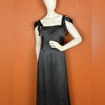 Maryam Torabi custom black maxi dress formal gown in soft fabric. E48 Blue Size 6 Photo 10