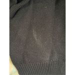 VILA Womens Black Wool Long Sleeve VNeck Puff Sleeve Pullover Sweater sz L Size L Photo 4