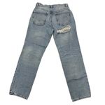 Garage Denim Size 3/26 Distressed Medium Wash Wide Leg Jeans Photo 6