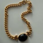 NWOT Julie Vos Gold Bracelet with Black Stone Photo 5
