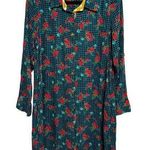 Matilda Jane Fa La La Button Down Floral Shirt Dress - Size M Photo 0