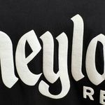 Disney  Black White Long Sleeve Pullover Unisex Spirit Jersey Oversized XS Photo 6