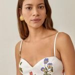 Reformation 💕💕 Martin Linen Dress ~ Botanical 10 NWT Photo 4