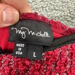 My Michelle Vtg Y2K  Red Slip Dress Women Largre Coquette Clubwear Romantic Indie Photo 2