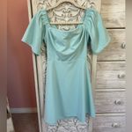 ASOS Aqua coquette fit and flare babydoll mini dress with bow and open back 6 Photo 2