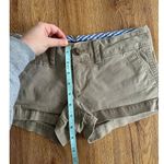 American Eagle Vtg Mini Khaki Shorts Size 0 Photo 4