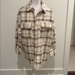 Polagram New With Tags  Neutral Plaid Shacket Sz M Photo 1
