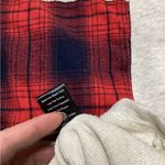 POL Shacket/shirt. Light Heathered Gray with Buffalo plaid accents. Size… Photo 14