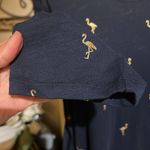 Boden 100% cotton dress flamingo women’s size 14 Blue Photo 4