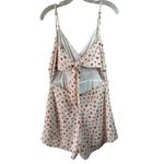 Altar'd State Altar’d State Floral Romper White & Red Mini Blossoms Size Large Photo 4